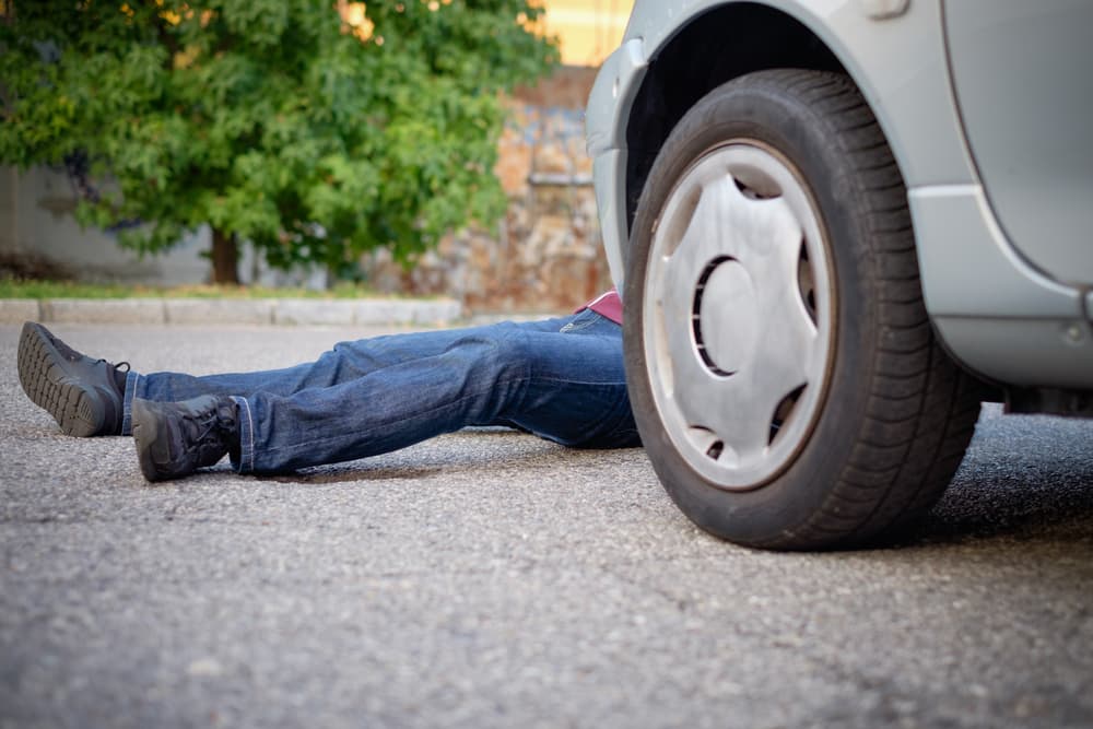 Pedestrian Fatality Following a Car Accident.